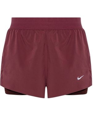 Nike Logo Shorts - Red