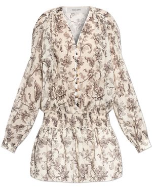 Golden Goose Patterned Dress - Natural