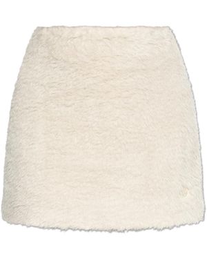 Moncler Logo Skirt - Natural