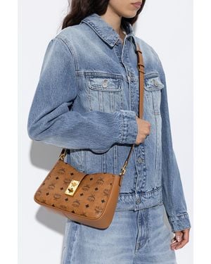 MCM Shoulder Bag 'Small Tracy' - Blue