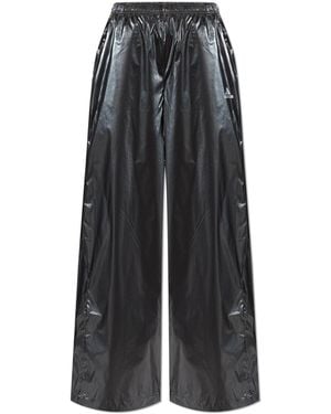 adidas Originals Trousers With Drawstring Cuffs - Black