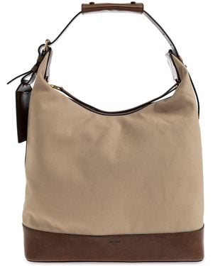 Moschino Shoulder Bag With Logo - Brown