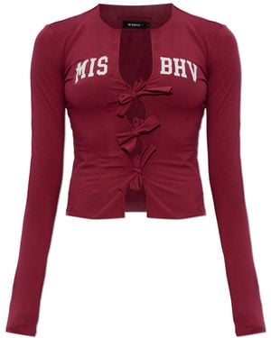 MISBHV Top With "Z" Logo - Red
