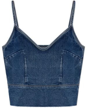 AllSaints Denim Top 'Lilah' - Blue