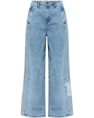 adidas Originals Wide-Leg Jeans - Blue