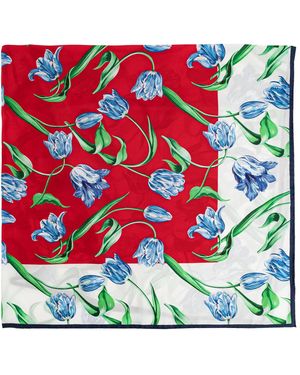 KENZO Silk Scarf - Red