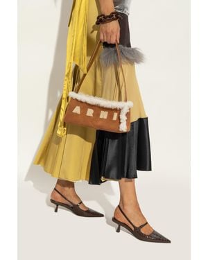 Marni Leather Shoulder Bag - Brown