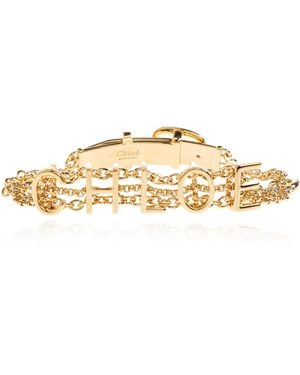 Chloé Bracelet With Logo - Metallic