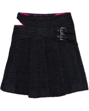 Versace Jeans Couture Pleated Skirt - Black