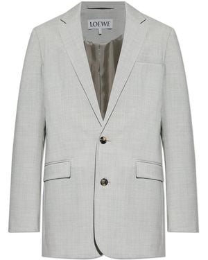Loewe Wool Blazer - Grey