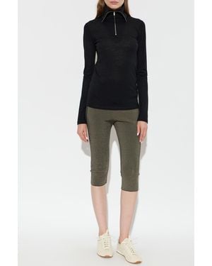 Jil Sander Top With A Turtleneck - Black