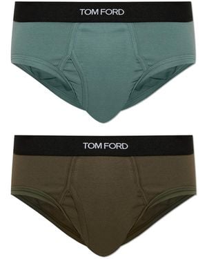 Tom Ford Two-Pack Briefs With Logo - Multicolour