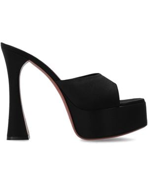 AMINA MUADDI Platform Slides 'Dalida' - Black