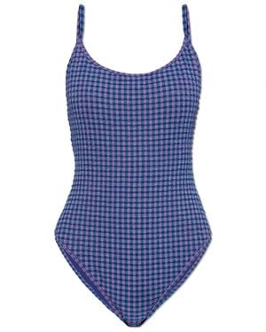 The Upside One-Piece Swimsuit 'Aliki' - Blue