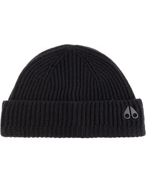 Moose Knuckles Woollen Hat - Black