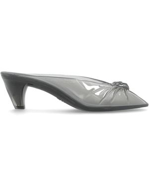 Chloé 'Jelly' Heeled Mules - Grey