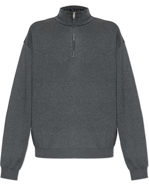 Balenciaga Jumper With Logo - Grey
