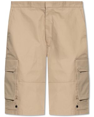 Ami Paris Logo Shorts - Natural