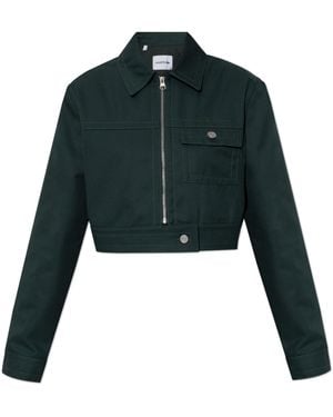 Lacoste Jacket With Logo - Green