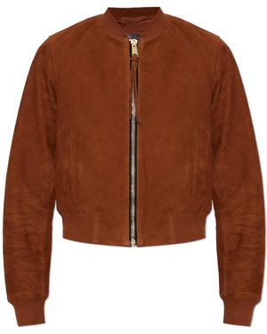 AllSaints Orten Suede Jacket - Brown