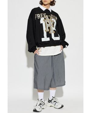 PDF Long-Sleeve Polo - Gray