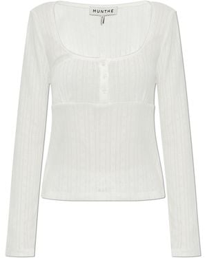 Munthe Top "Naomy" - White