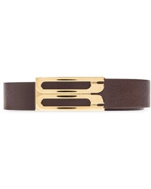 Victoria Beckham Leather Belt - White
