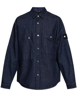 Stone Island Denim Shirt - Blue