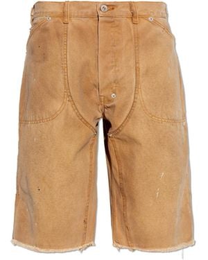 GALLERY DEPT. Denim Shorts With 'Vintage' Effect - Natural