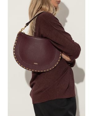 Isabel Marant Shoulder Bag "Oskan Soft Zip" - Red