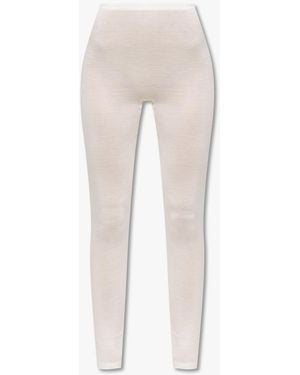 Hanro Silk Leggings - Natural