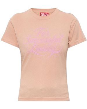 DIESEL T-Shirt 'T-Ila-Aa4' - Pink