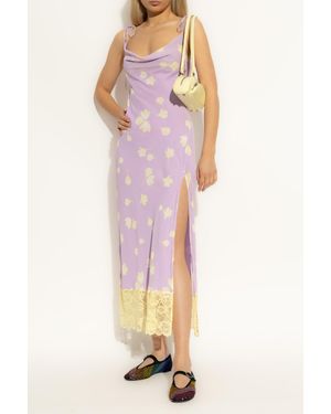 Self-Portrait Strap Dress - Pink