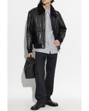 A.P.C. Leather Jacket 'Charies' - Black