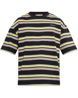 Marni T-Shirt With Logo - Black