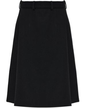 Balenciaga Wool Wrap Shorts - Black