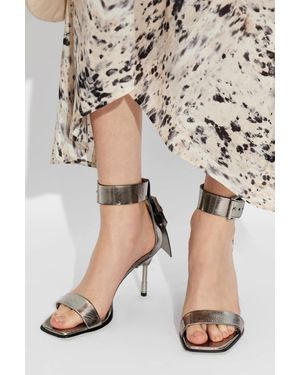 AllSaints Heeled Sandals 'Noir' - Natural