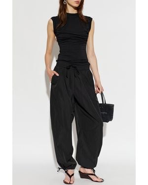 Alexander Wang Top With Ruching - Black
