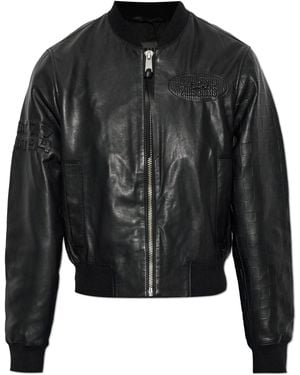 AllSaints Leather Jacket 'Orten' - Black