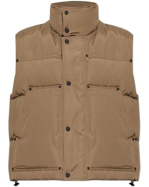 DSquared² Vest With Logo - Brown