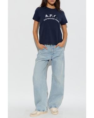A.P.C. T-Shirt 'Gots Marine' - Blue