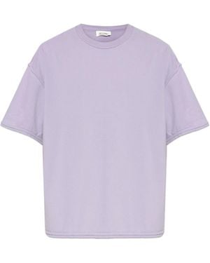 American Vintage T-Shirt With A Crew Neck - Purple