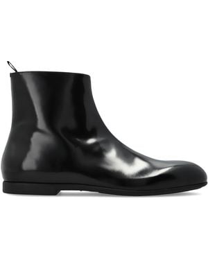 Jil Sander Leather Shoes - Black