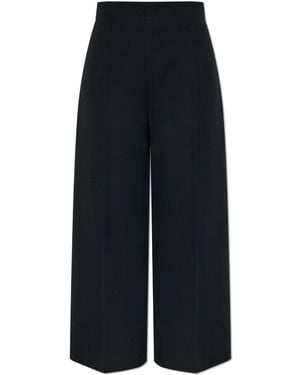 Marni Wool Pleated Trousers - Black