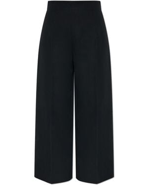 Marni Wool Pleated Trousers - Black