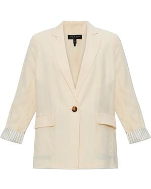 Rag & Bone Loose-Fit Blazer - Natural