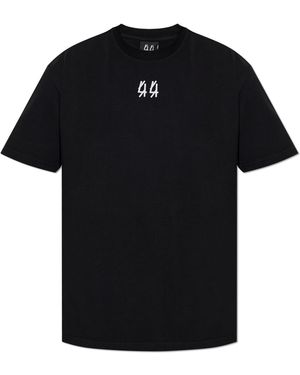 44 Label Group T-Shirt With Logo - Black
