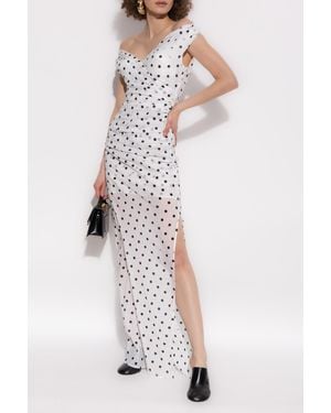 Jacquemus Polka Dot Patterned Dress - White