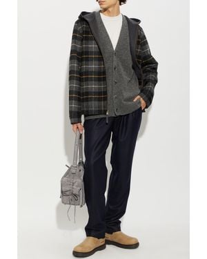 Laneus Cashmere Cardigan - Black
