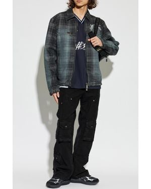 Off-White c/o Virgil Abloh Jacket With Printed Logo - Black